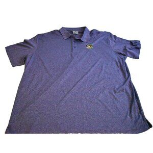 Baltimore Ravens Men's 2XL Clique Chage Active Short Sleeve Polo Purple